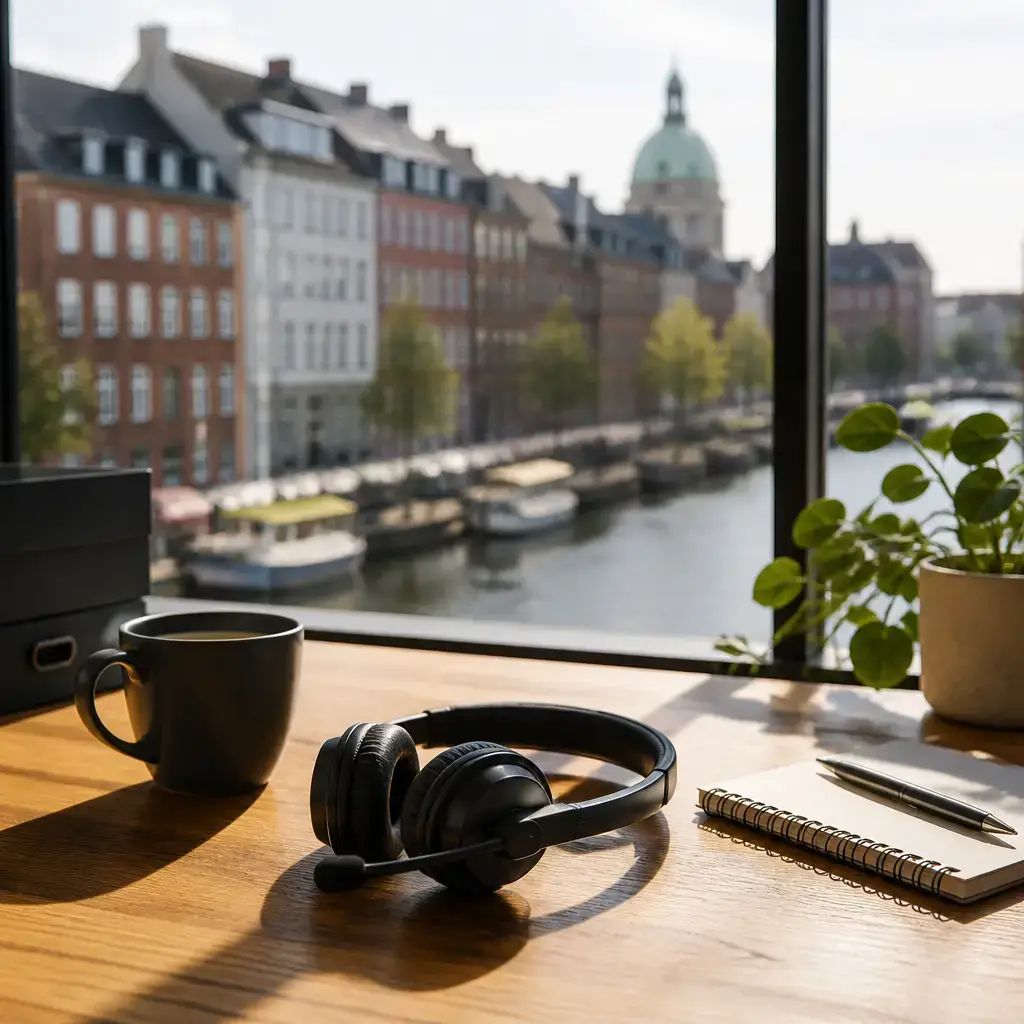 German lesson set in a contemporary Berlin everyday setting: In a software support exchange, a customer asks for faster status updates and a specific follow-up after a platform outage..